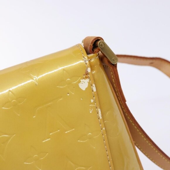 Authentic LOUIS VUITTON Monogram Vernis Thompson Street Bag Beige M91301 LV - Picture 16 of 16
